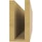 Ekena Millwork 4in. W x 8in. H x 28in. L Carmel Woodgrain TimberThane Rafter Tail, Primed Tan RFTUR04X08X28CARRCPR - alternate 3
